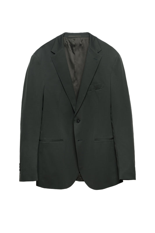 Dark Green Blazer Made in Virgin Wool & Viscose fabrics from Maglificio Maggia.